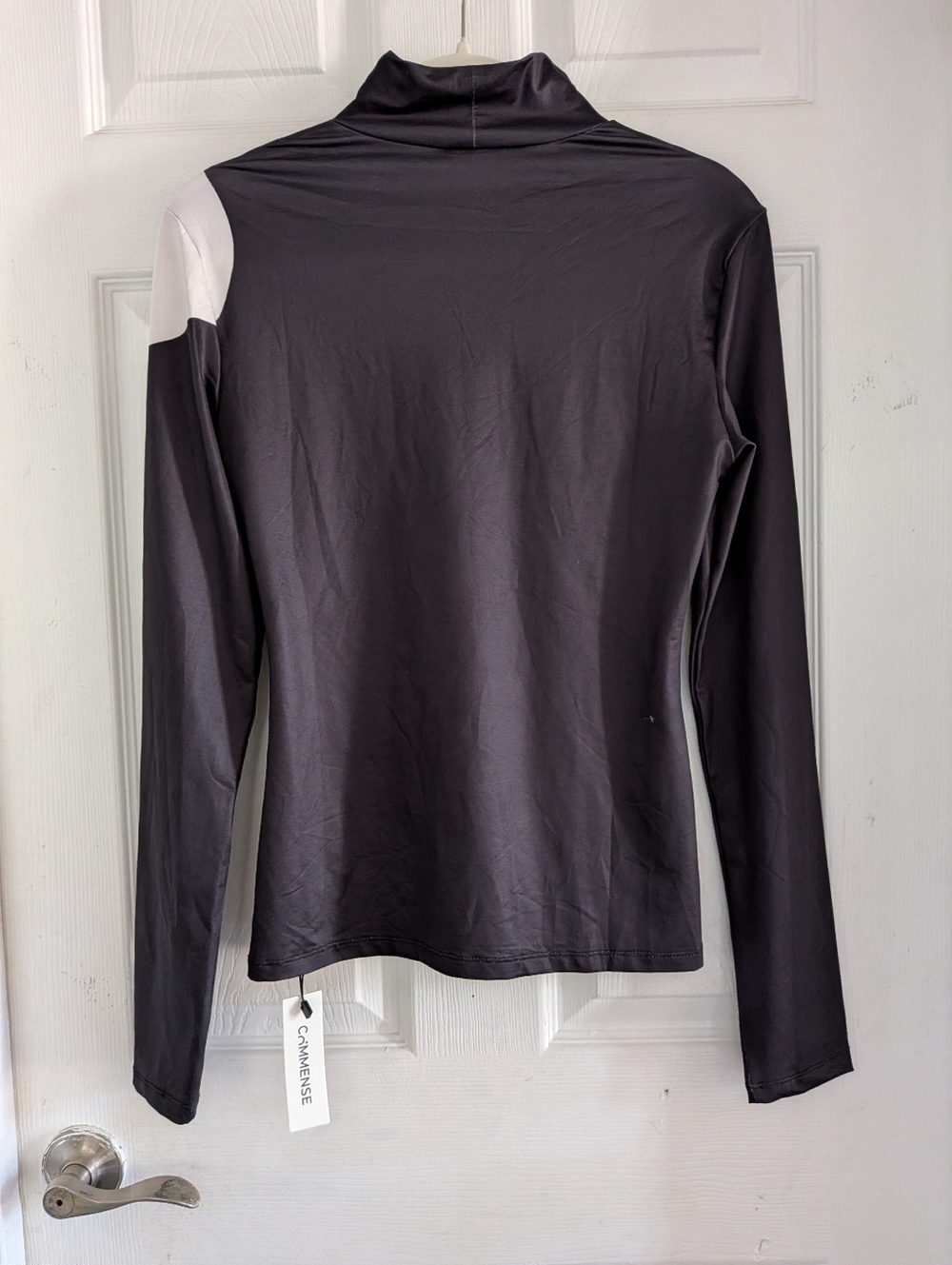 Commense Floral Print Mock Neck Blouse - Picture 7 of 11